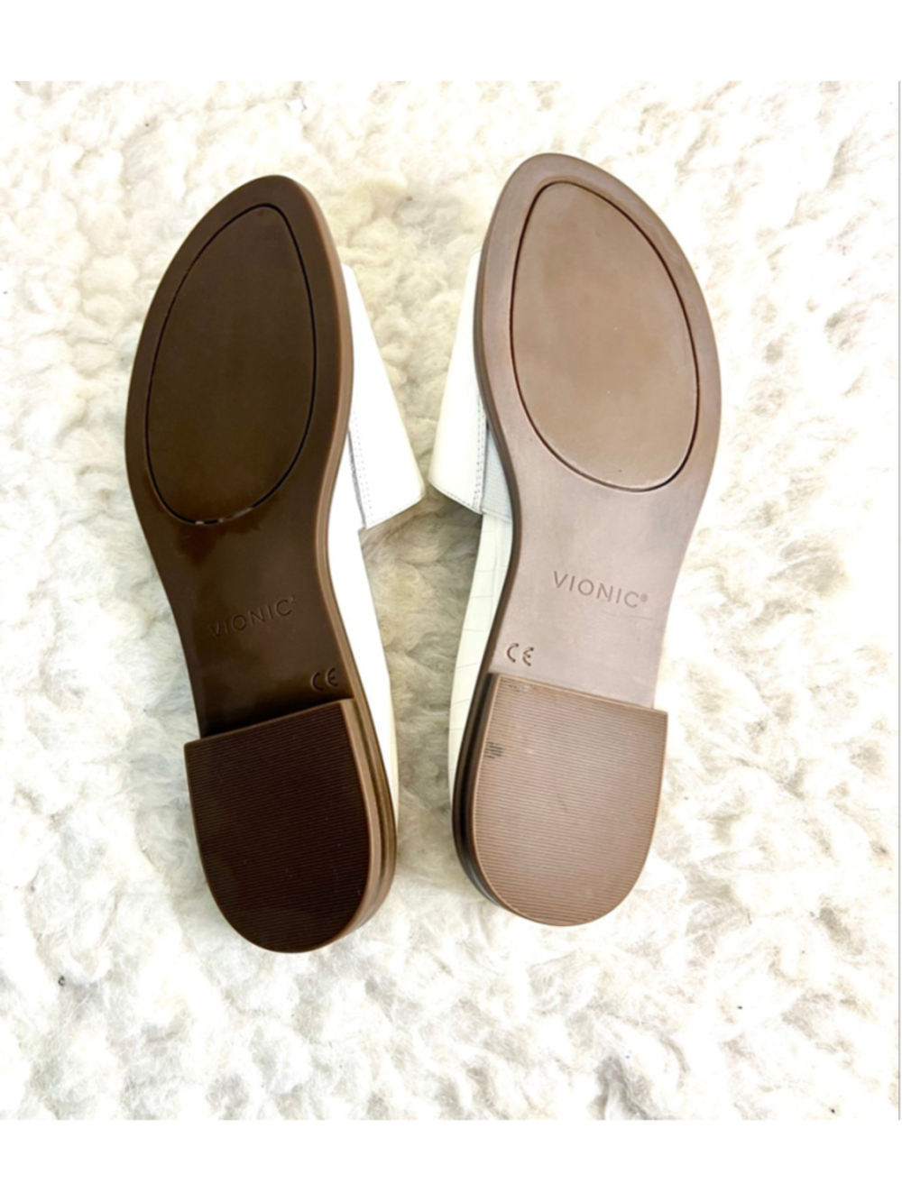 Vionic Citrine Demi slide sandals in white leather women size 7 - Picture 6 of 8